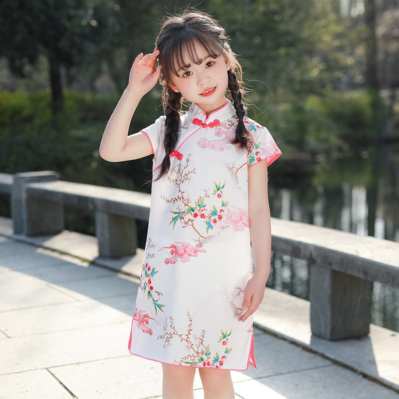 Linen cheongsam best sale