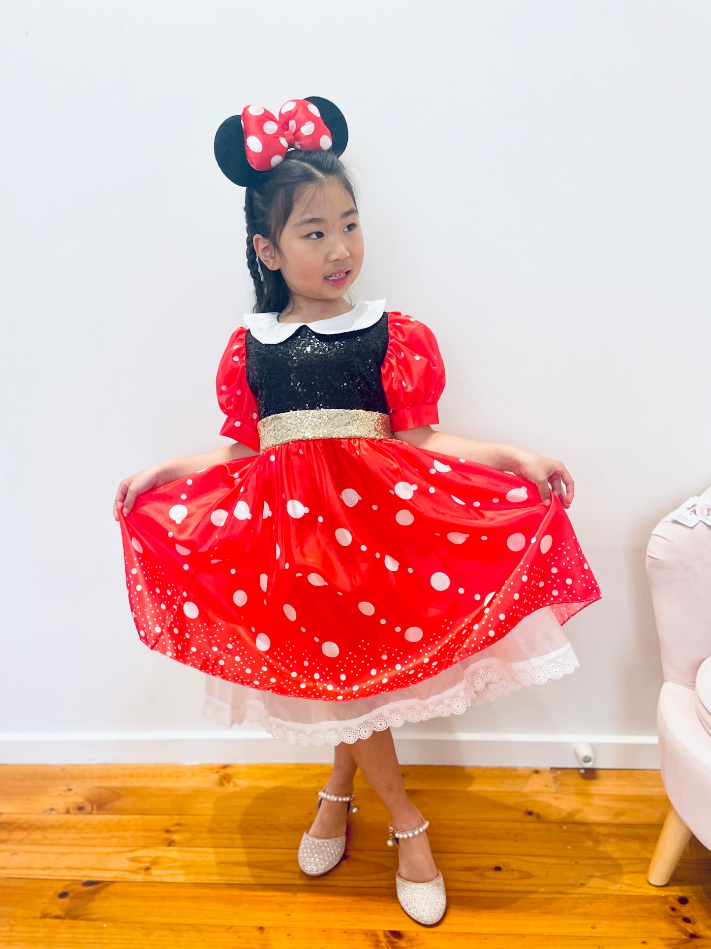 Sequins Disney Minnie Mouse Costume