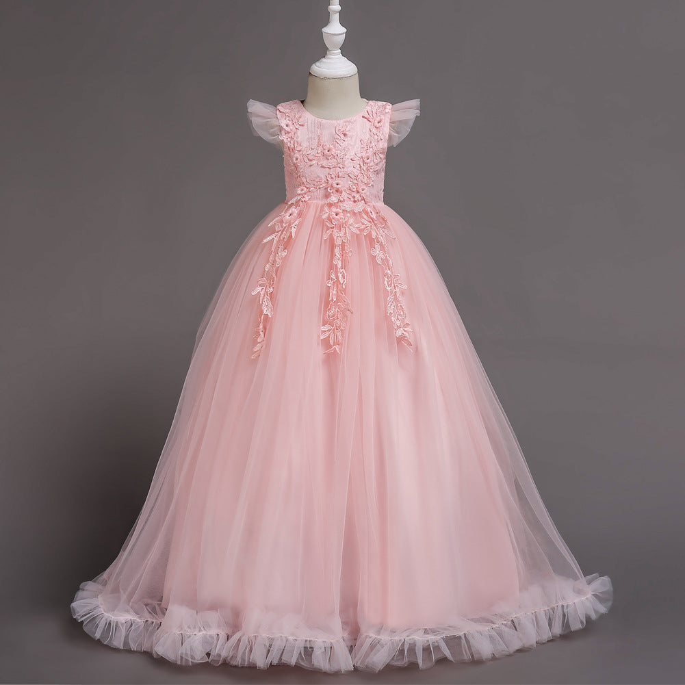 Long Flower Girl Dress