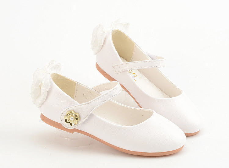 Girls Bow Flat Shoes