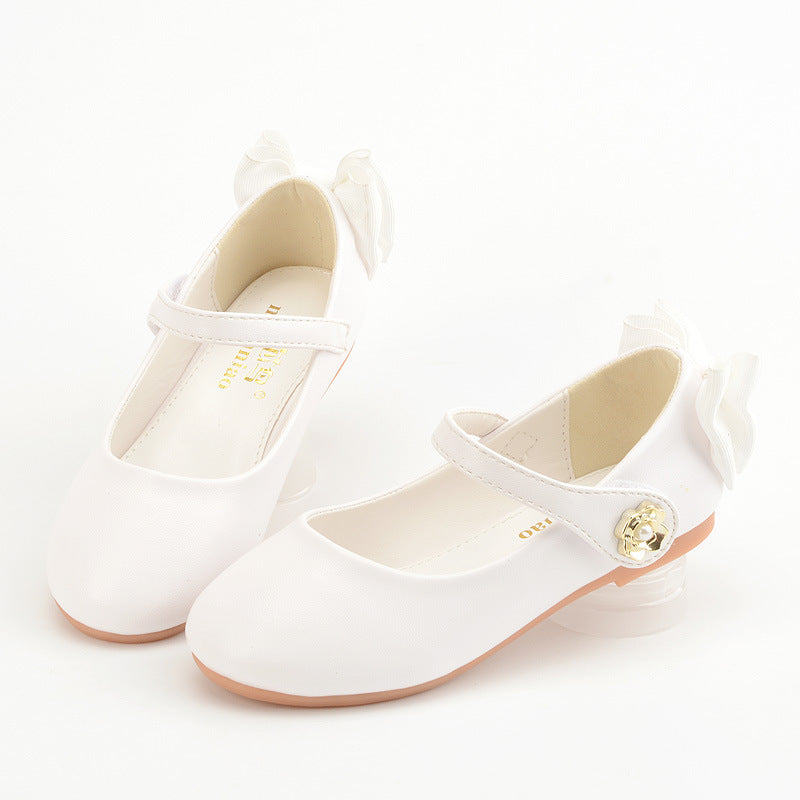 Girls Bow Flat Shoes