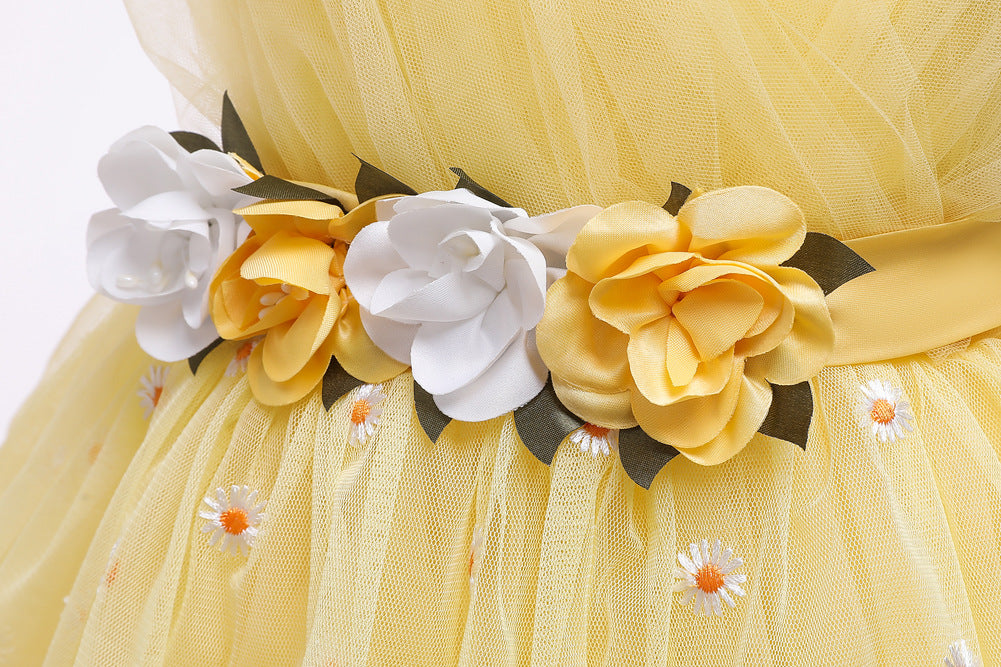 Yellow Dress with Flower