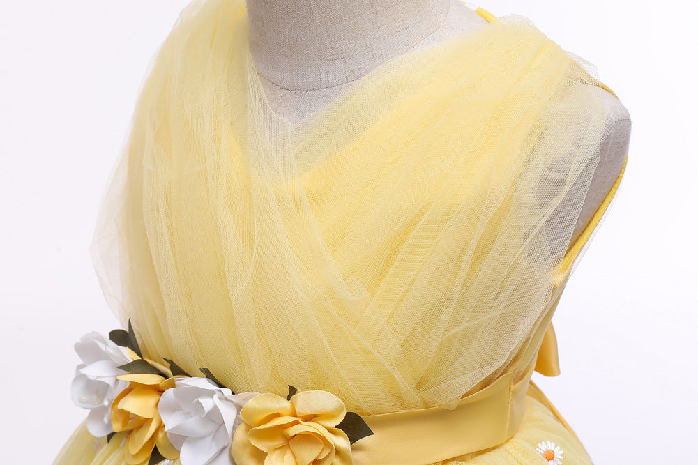 Yellow Dress with Flower