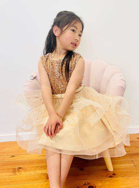 Sequins Flower Girl Dress