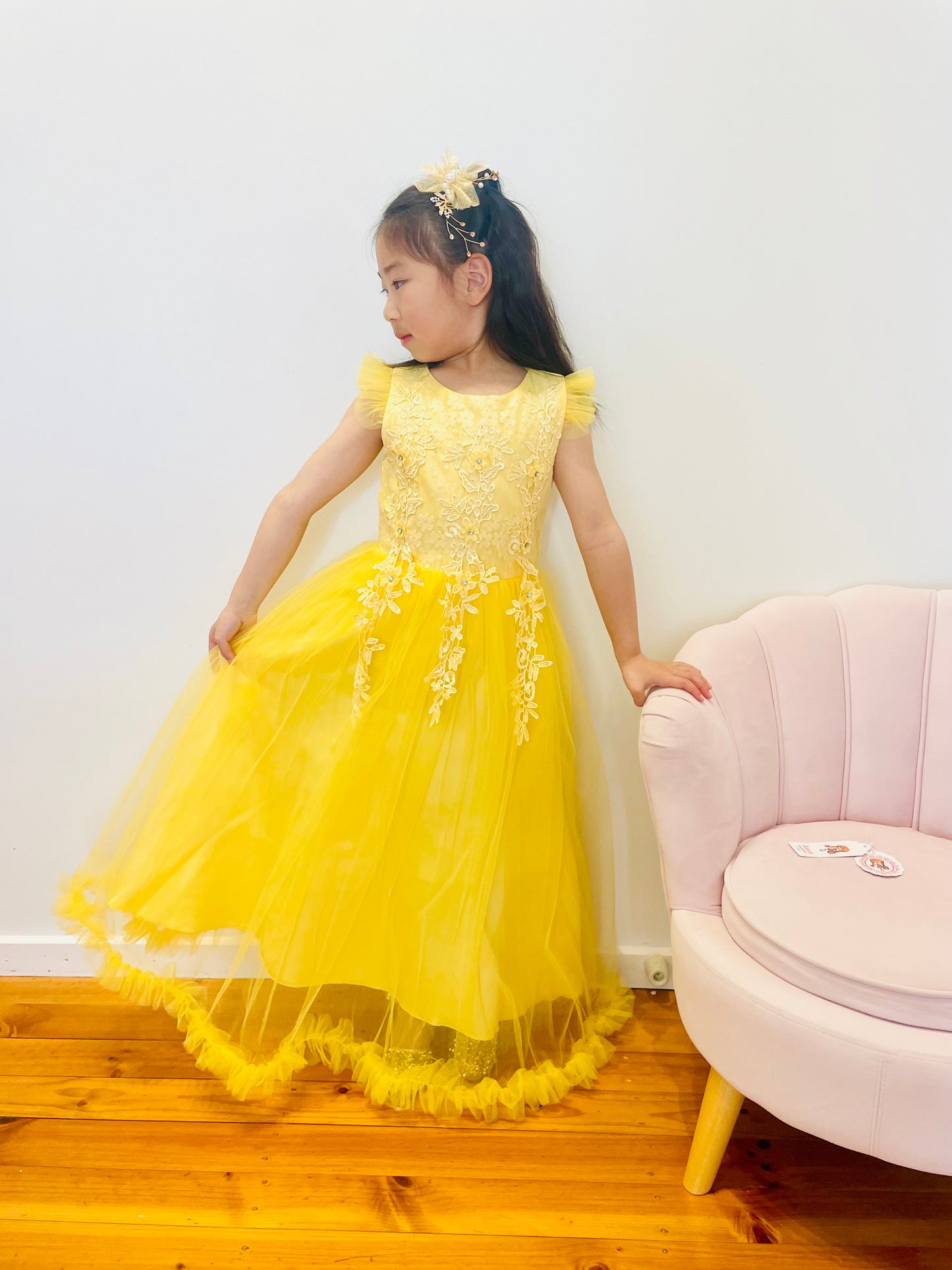 Long Flower Girl Dress