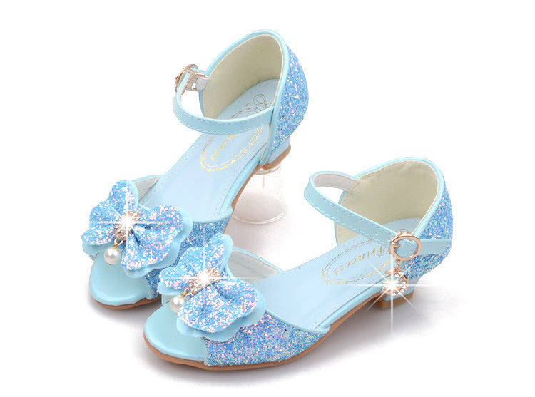 Sequins Girls Bow Sandals