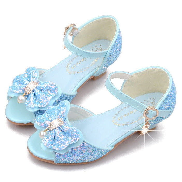 Sequins Girls Bow Sandals