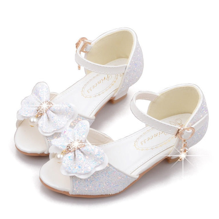 Sequins Girls Bow Sandals