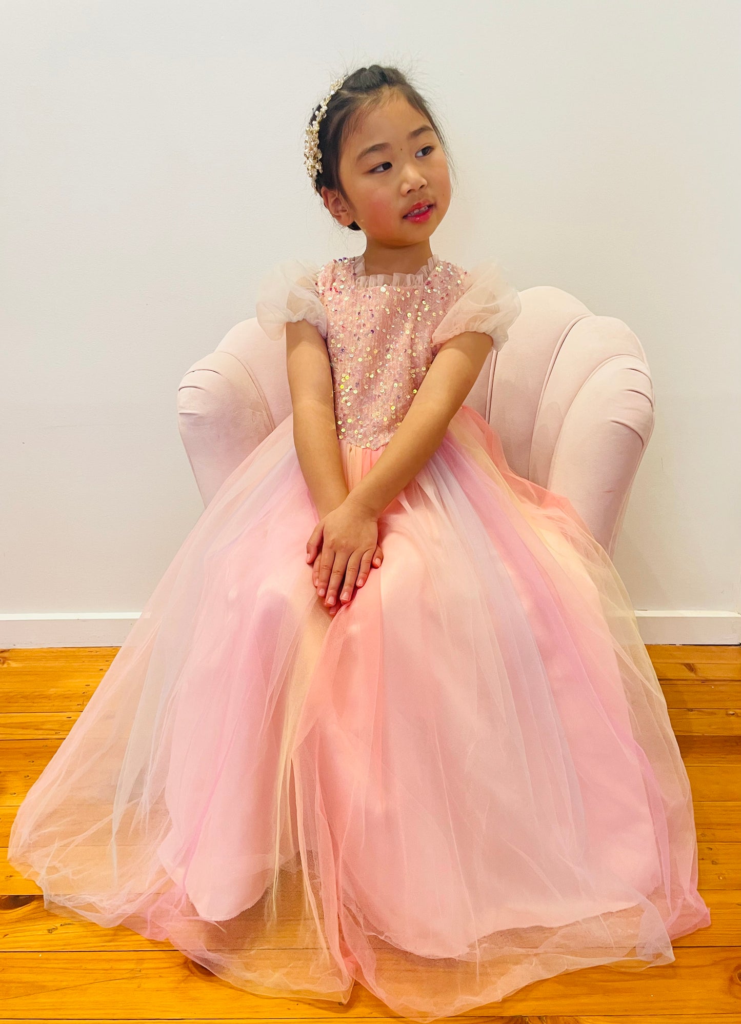 Sequins Flower Girl Dress