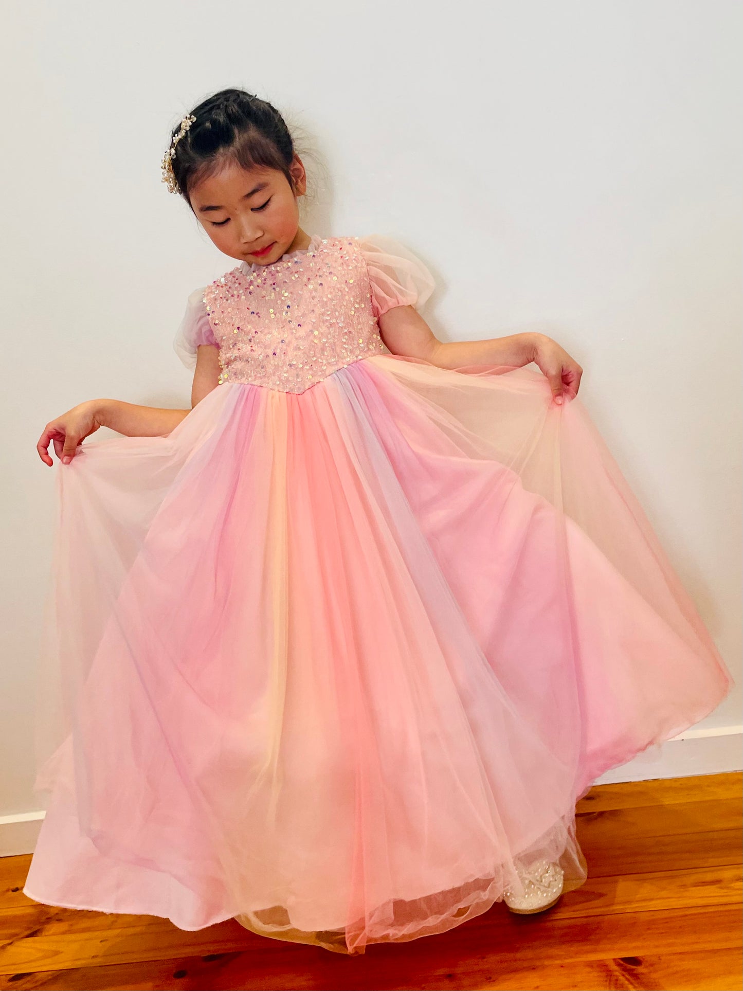 Sequins Flower Girl Dress