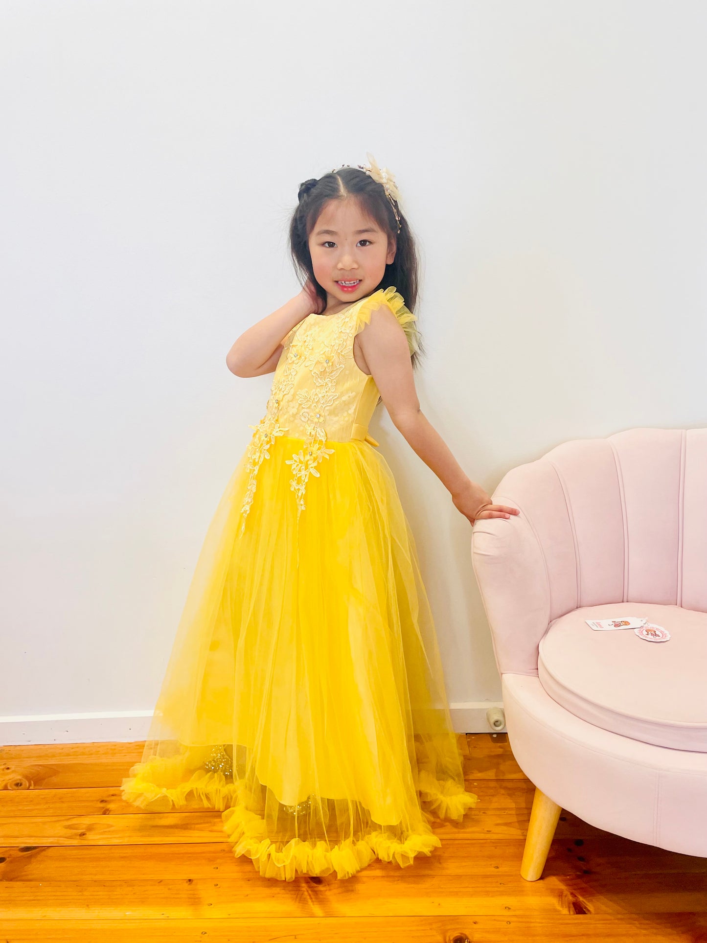 Long Flower Girl Dress