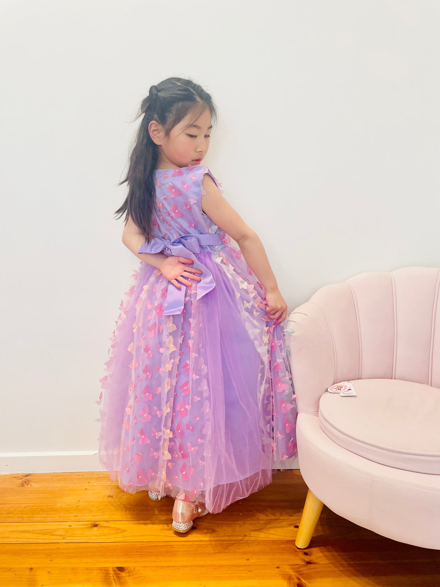 Flower Girl Dress (3D Butterfly)