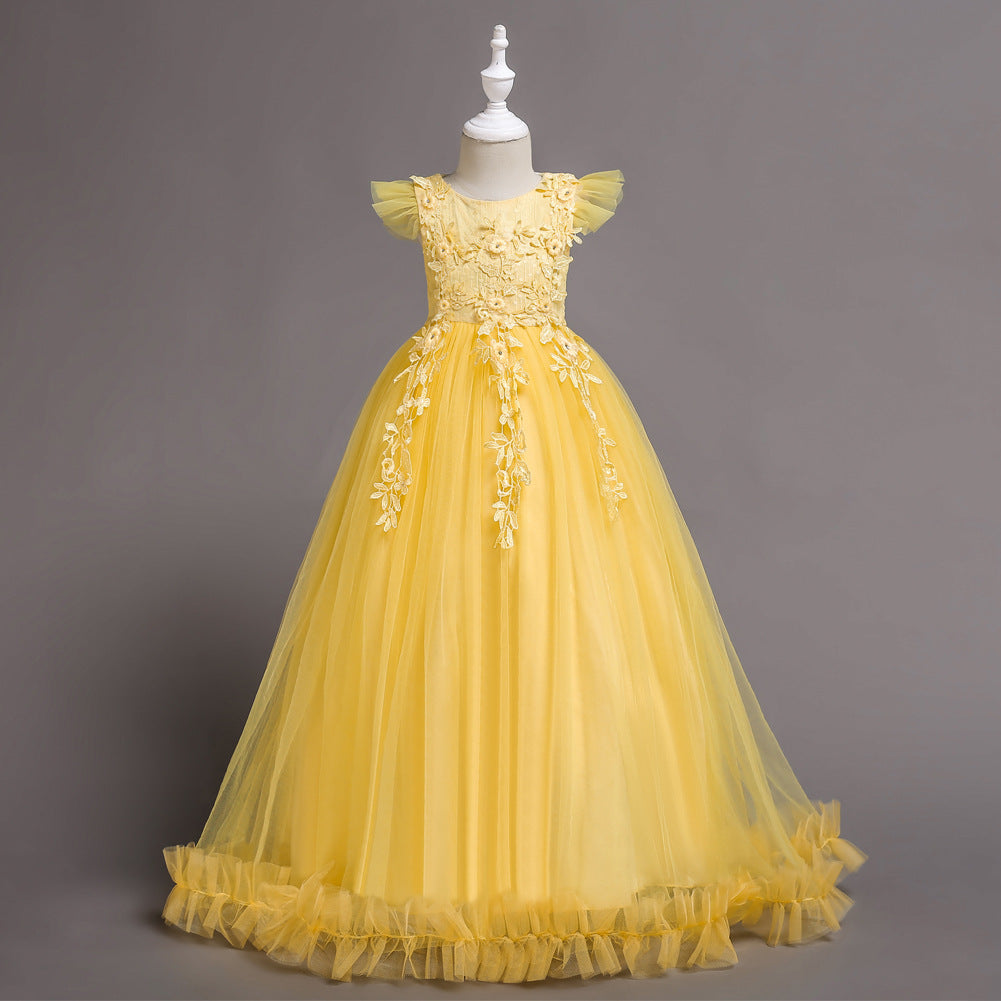 Floor Tulle Flower Girl Dress