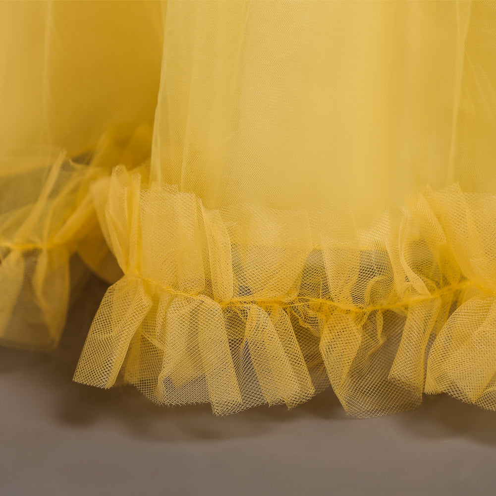 Floor Tulle Flower Girl Dress