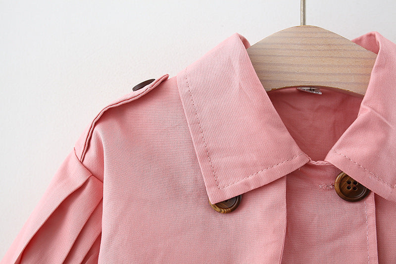 Pink/Khaki Baby Jacket