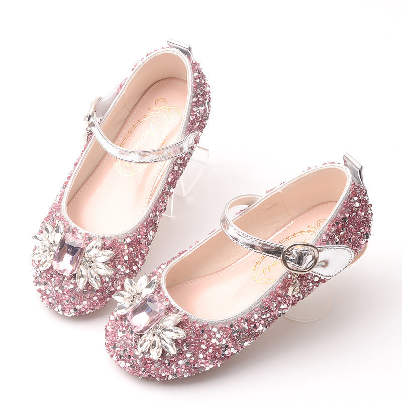 Girls Crystal Princess Shoes