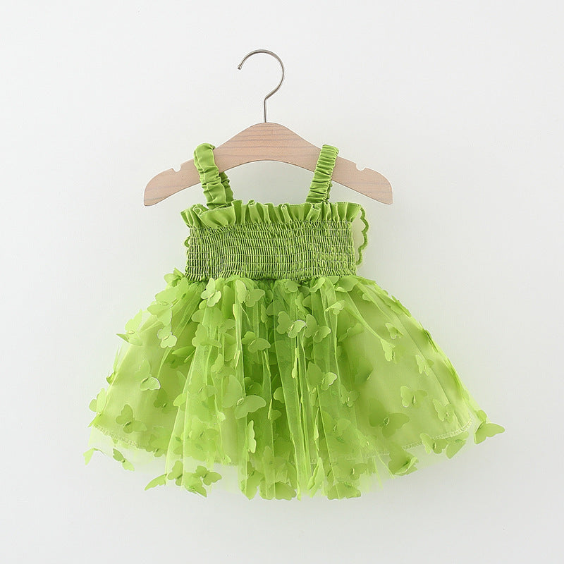 Rainbow Butterfly Baby Dress