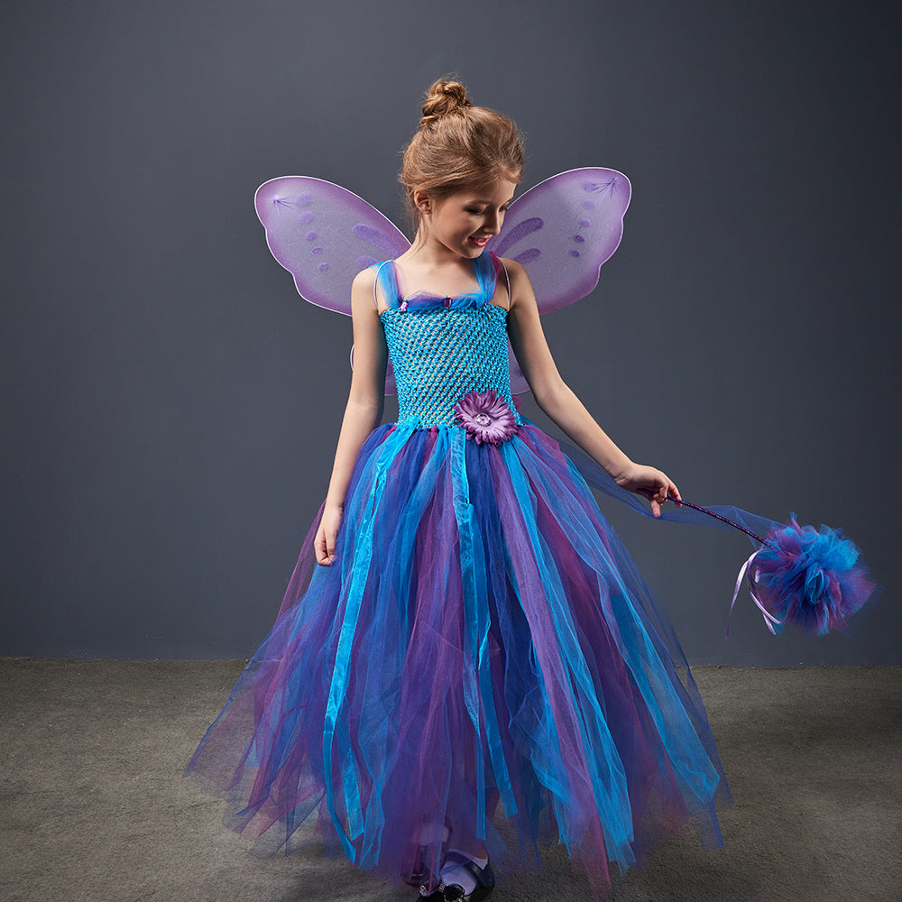 Blue Long Fairy Costume