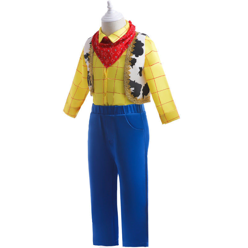 Boys Woody Costume (4 piece set) in Toy Story