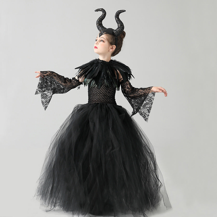 Maleficent Costume with Headband