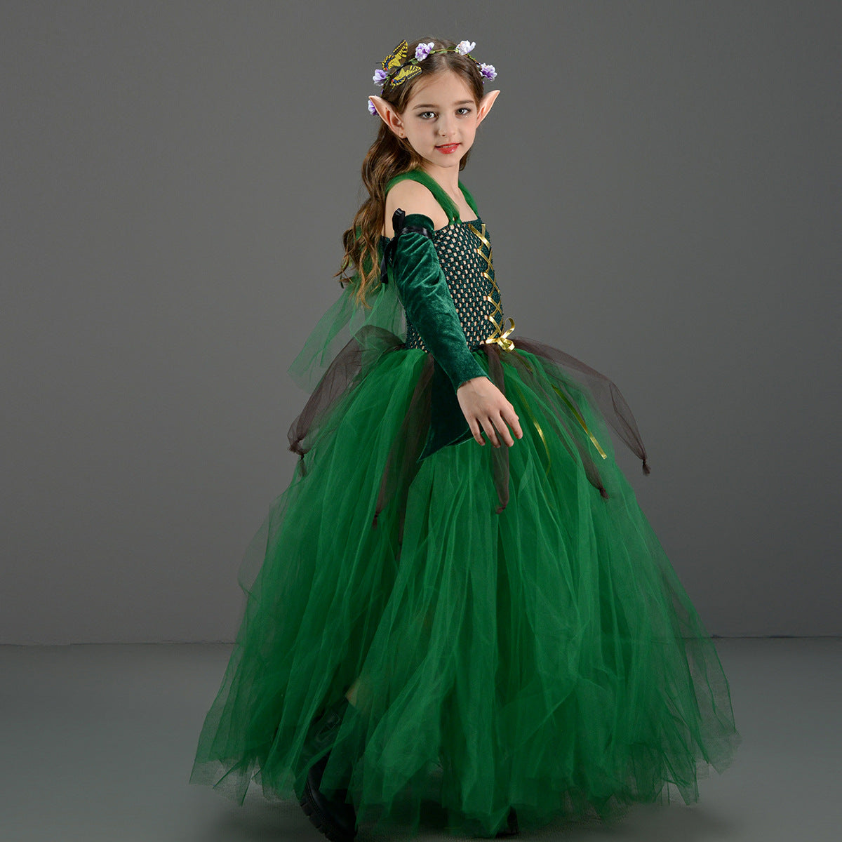 Green Long Fairy Costume