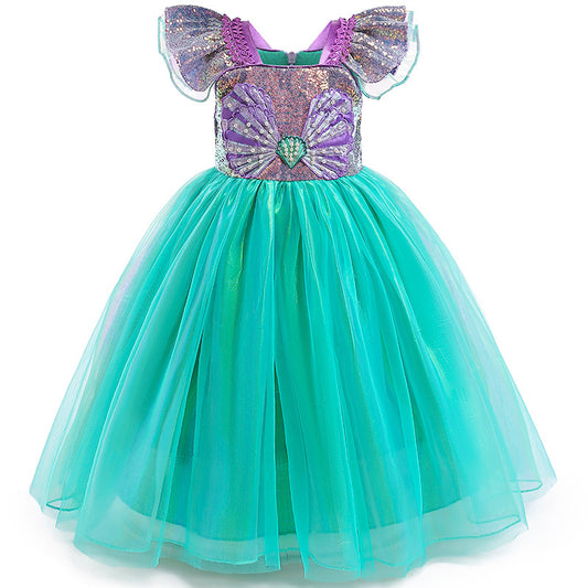 kids mermaid dress