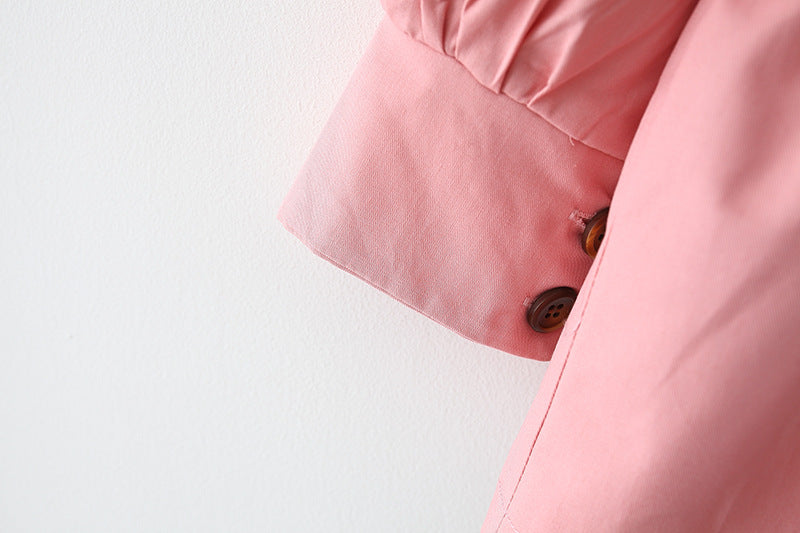 Pink/Khaki Baby Jacket