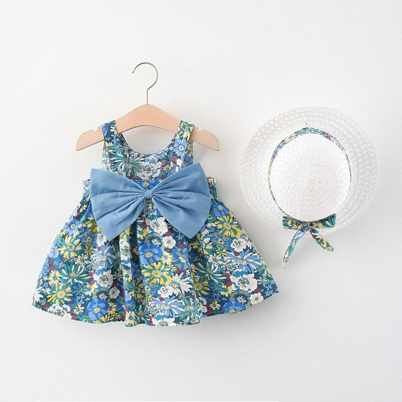 Baby Floral Dress with Hat