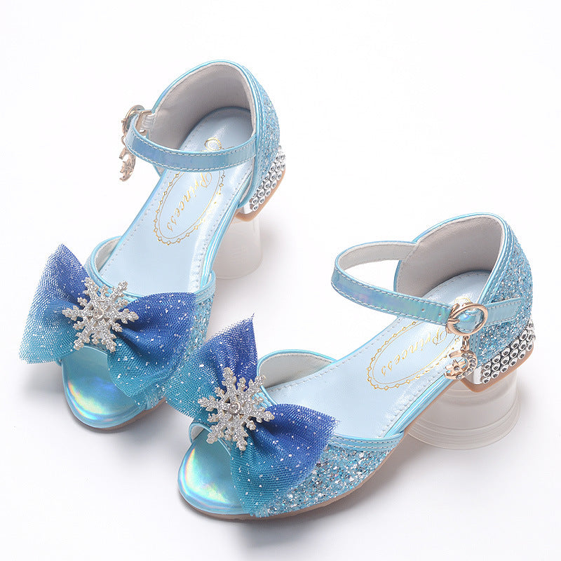 Girls Snowflake Sandals