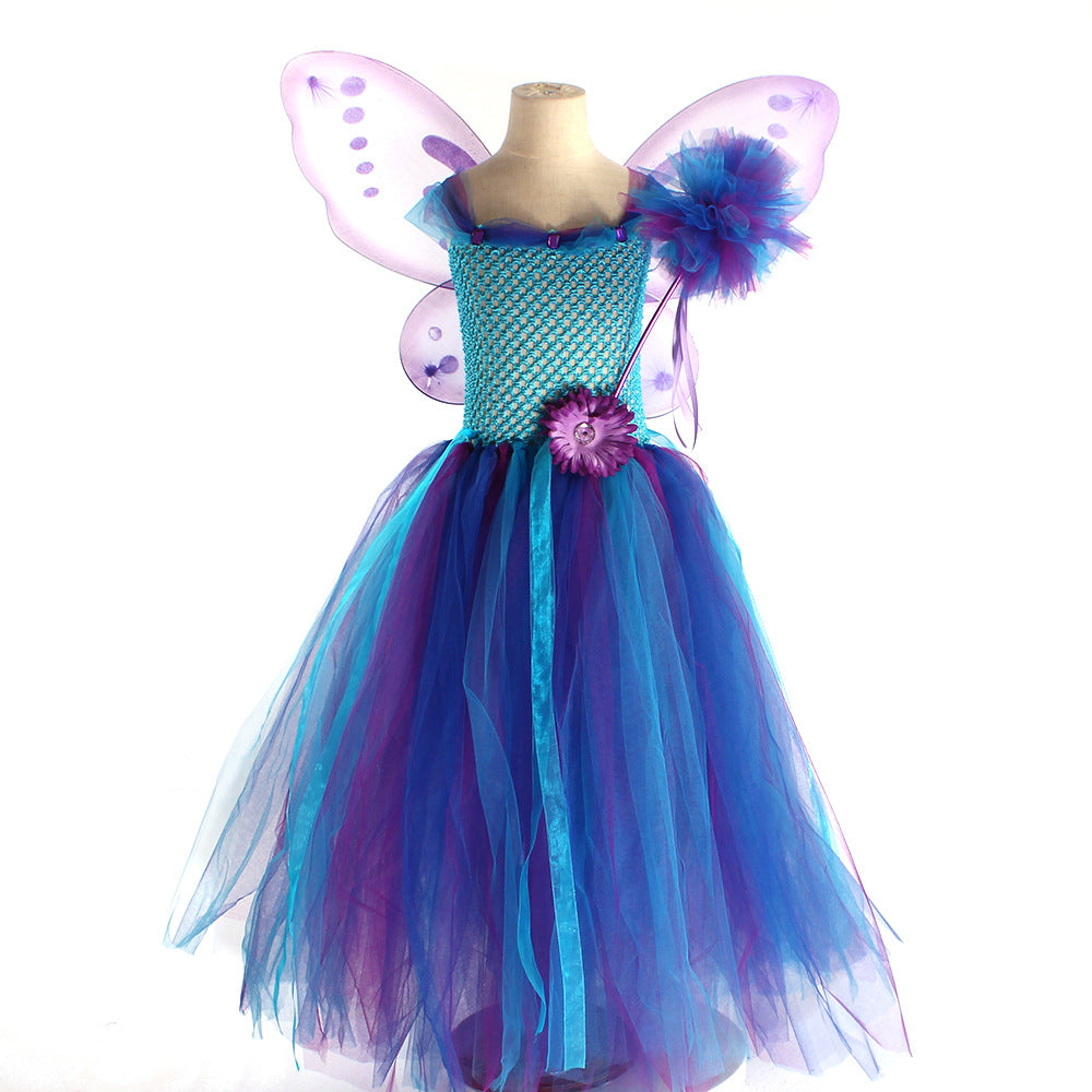 Blue Long Fairy Costume