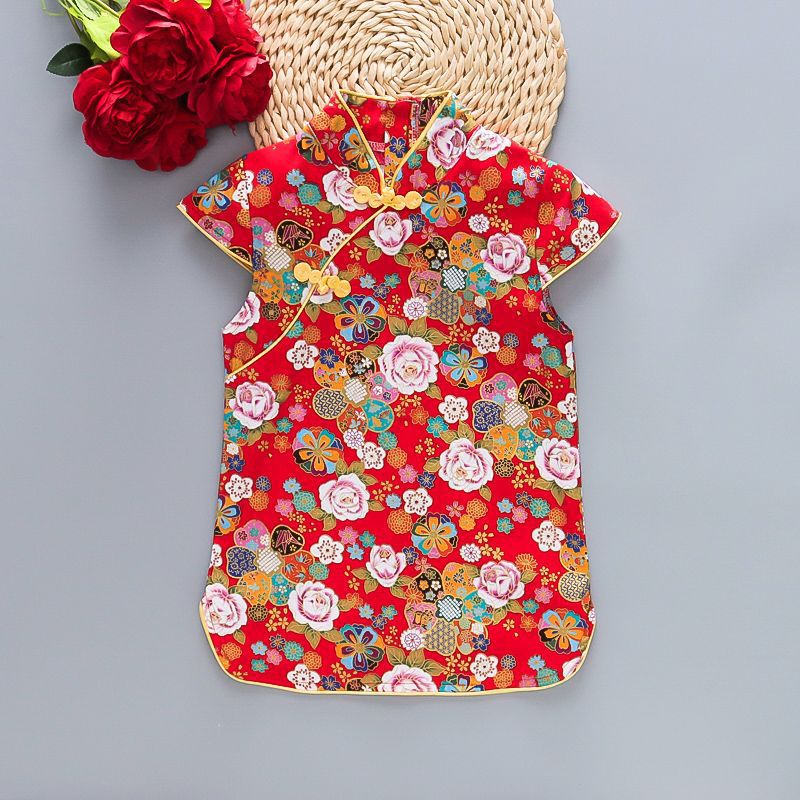 Cotton Girl Dargon Cheongsam