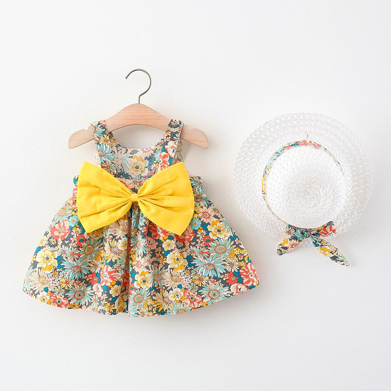 Baby Floral Dress with Hat