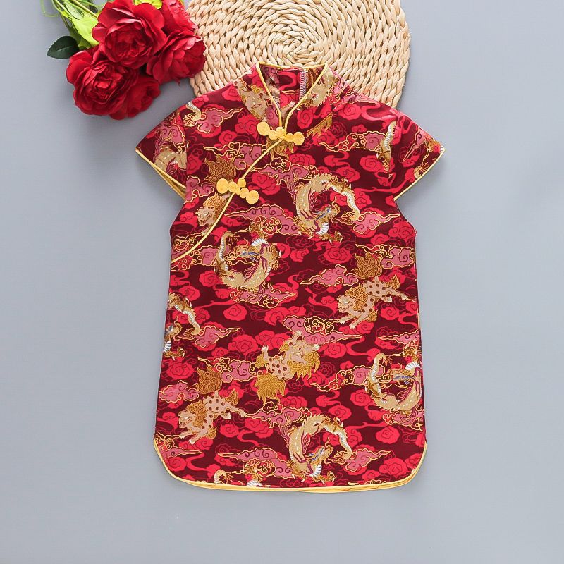 Cotton Girl Dargon Cheongsam