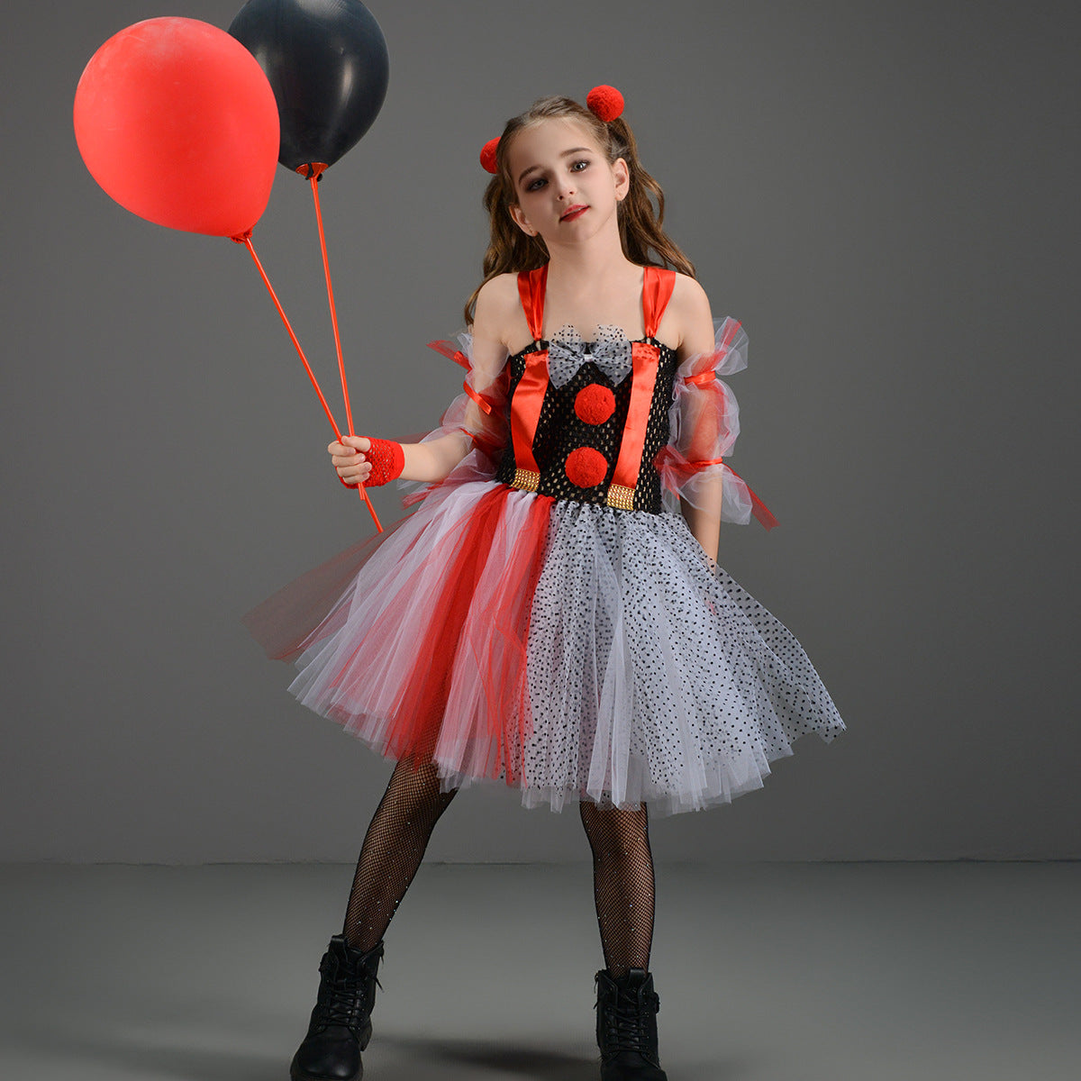 Kids Clown Girls Dress