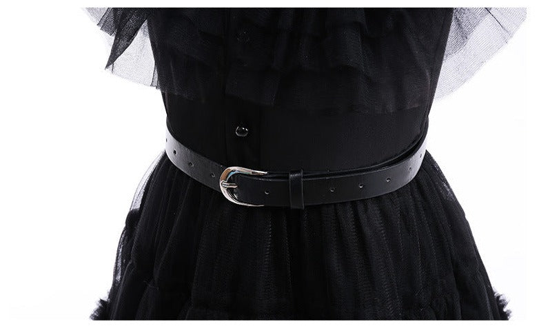 Wednesday Addams Costume with Belt