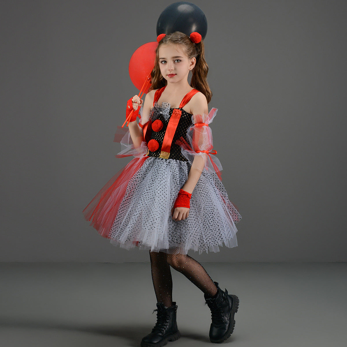 Kids Clown Girls Dress