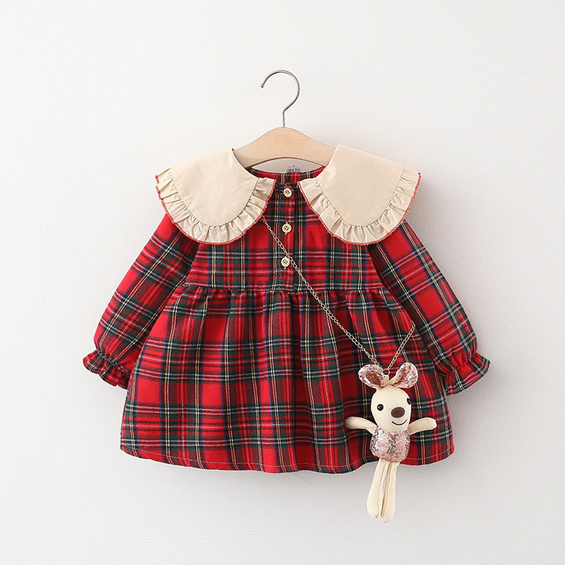 Long Sleeves Baby Dress with Bunny