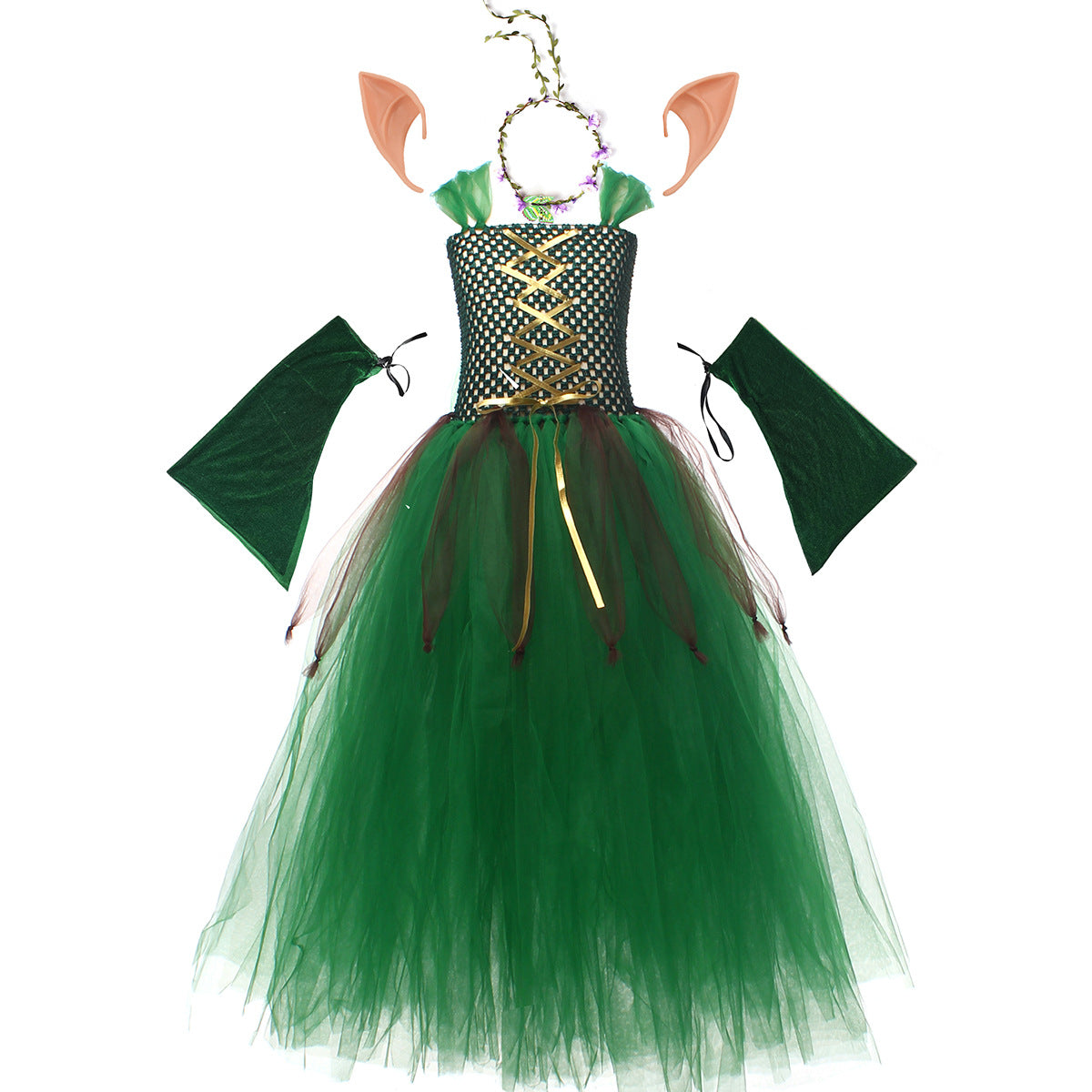 Green Long Fairy Costume