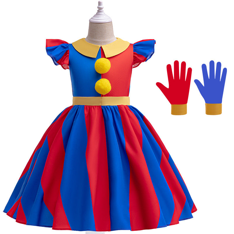 The Clown Pomni Costume from the Amazing Digital Circus Movie