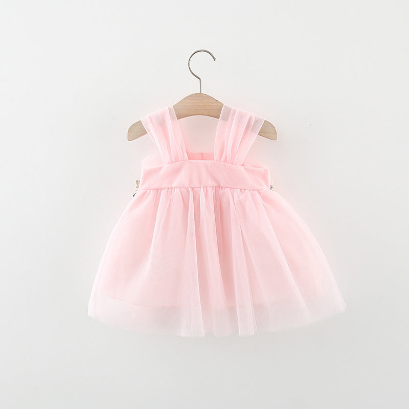 Green Baby Floral Tulle Dress