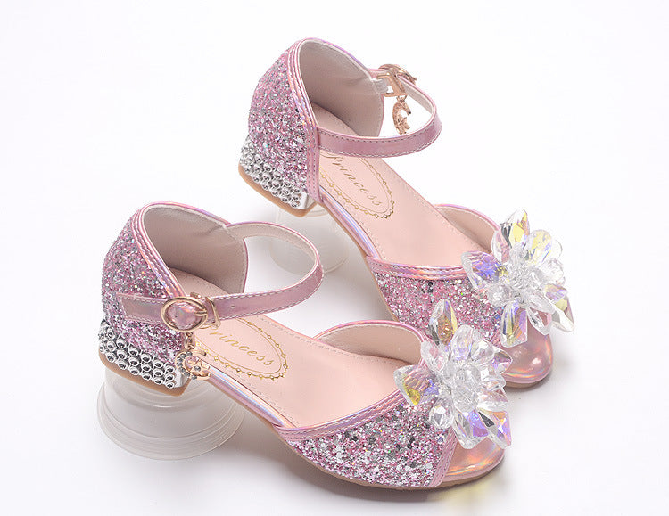 Girls Crystal Sandals