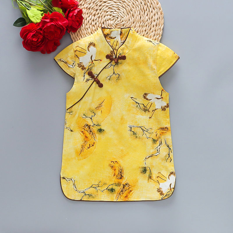 Cotton Girl Dargon Cheongsam