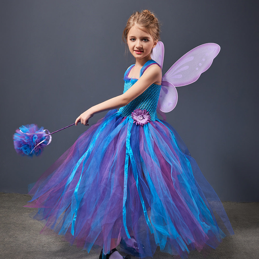 Blue Long Fairy Costume