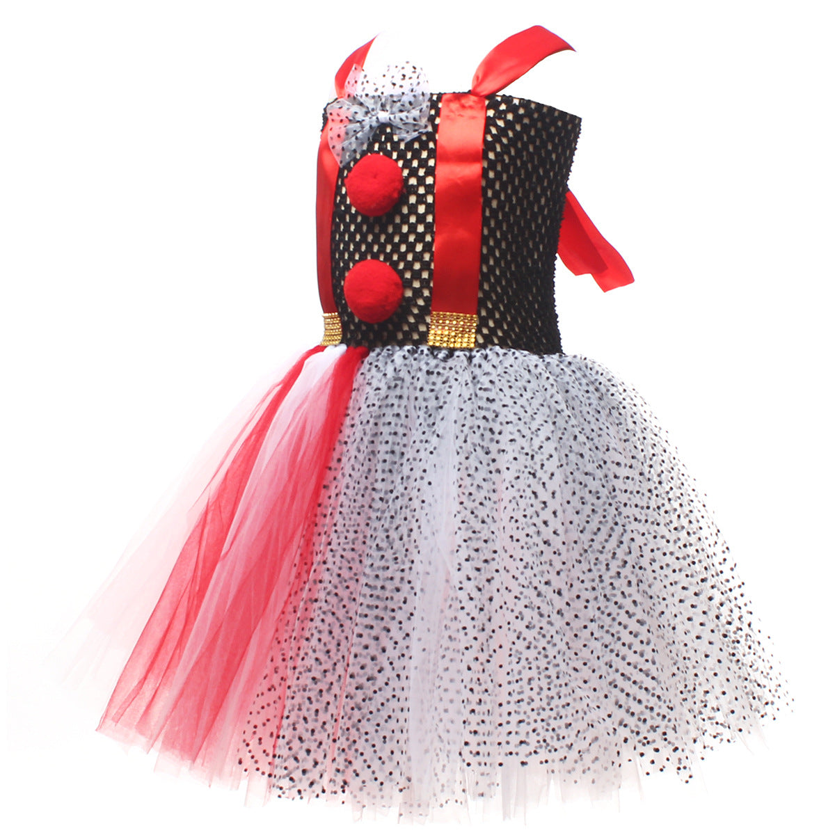 Kids Clown Girls Dress