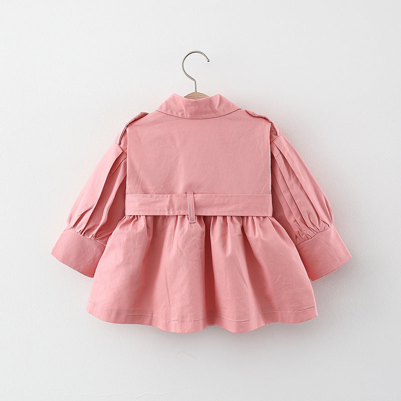 Pink/Khaki Baby Jacket