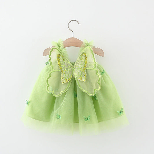 Green Baby Butterfly Dress