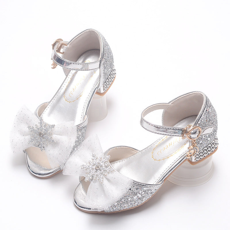 Girls Snowflake Sandals