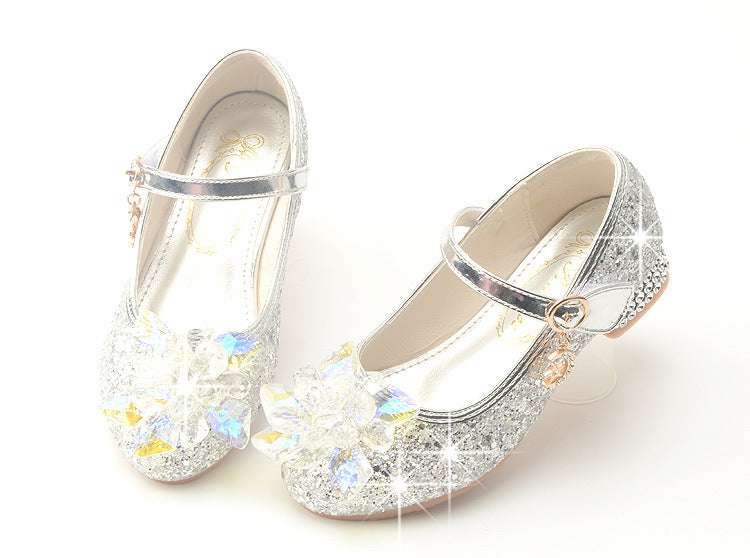 Girls Crystal Heel ShoesGirls Crystal Heel Shoes