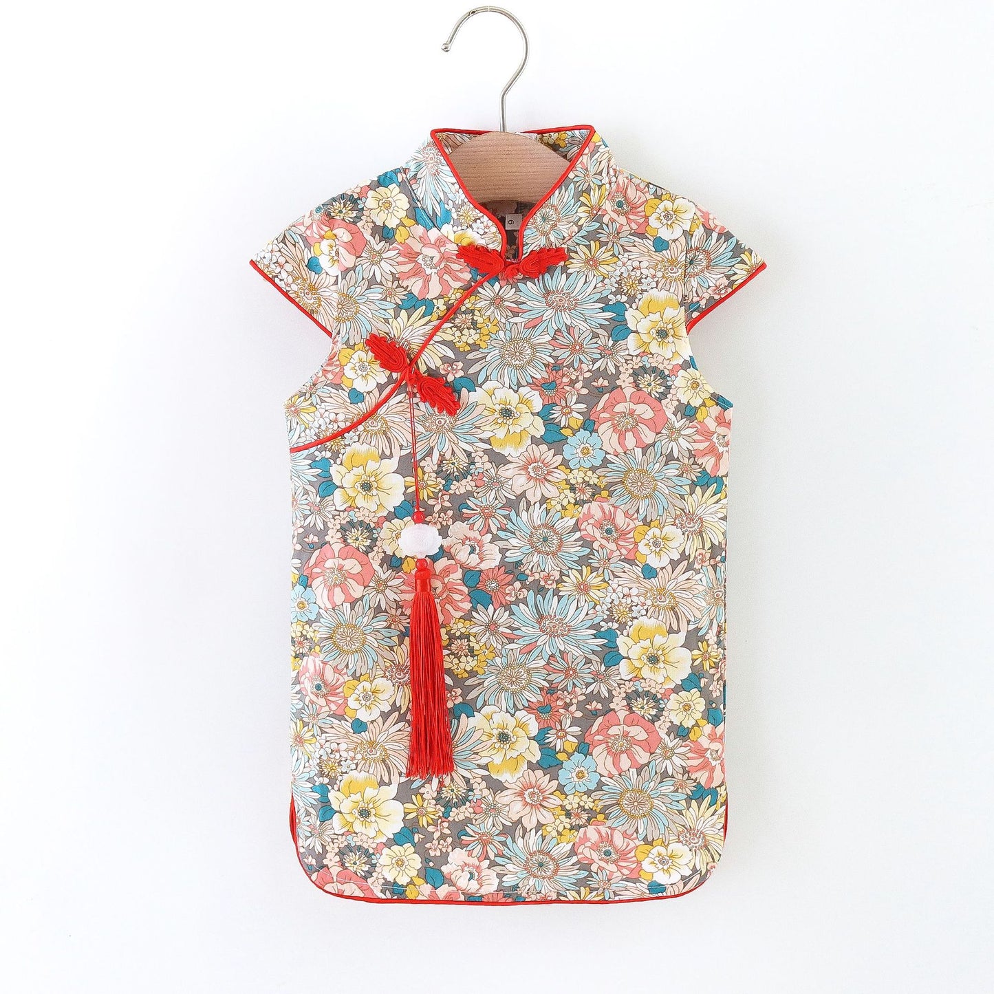 Flower Cotton Baby Cheongsam