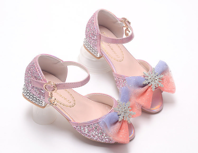 Girls Snowflake Sandals